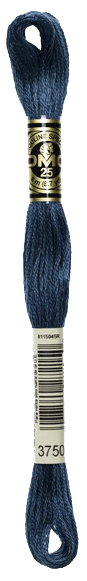 DMC 3750 Skeine Dark Petrol Blue