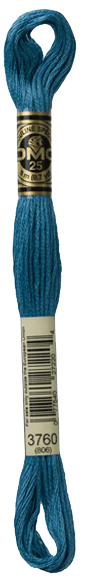 DMC 3760 Skeine Watery Fjord Blue