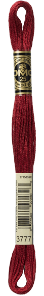 DMC 3777 Skeine Warm Red Leather
