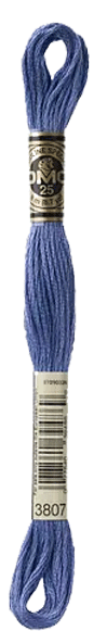 DMC 3807 Skeine Tanzanite Blue