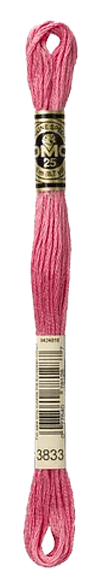 DMC 3833 Skeine Warm Strawberry Sorbet Pink 