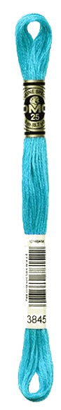 DMC 3845 Skeine Light Turquoise Blue