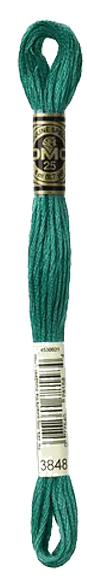 DMC 3848 Skeine Mermaid's Tale Green