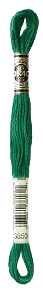 DMC 3850 Skeine Emerald Green