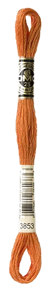 DMC 3853 Skeine Rich Copper Orange