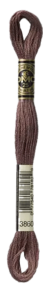 DMC 3860 Skeine Dark Taupe Grey