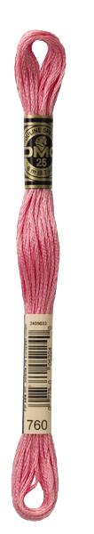 DMC 760 Skeine